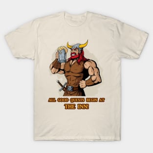 All Good Quests Begin At The Inn T-Shirt